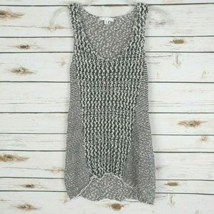 Cabi 488 Yarn Knit Tunic Tank Asymmetrical XS
